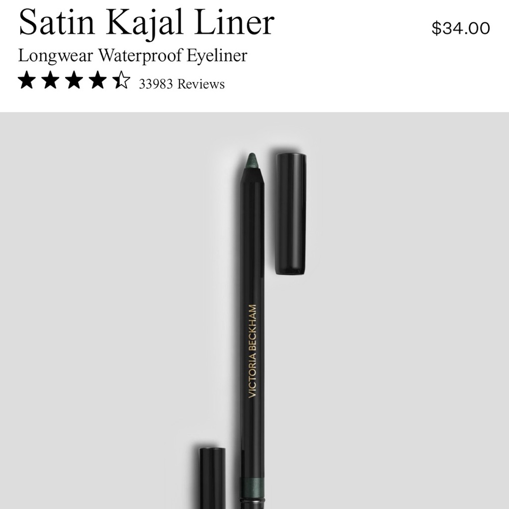 Victoria Beckham Satin Kajal Eyeliner in Black